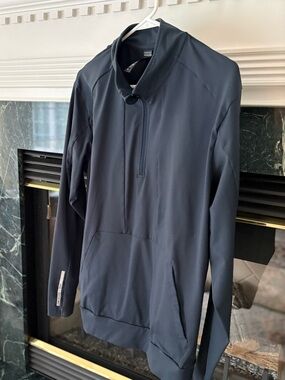 Men's  Alphalete Navy Half-Zip Pullover Jacket